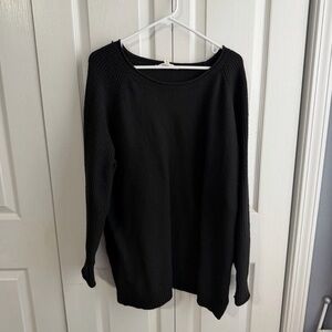Terra & Sky black long sleeve sweater size 2X